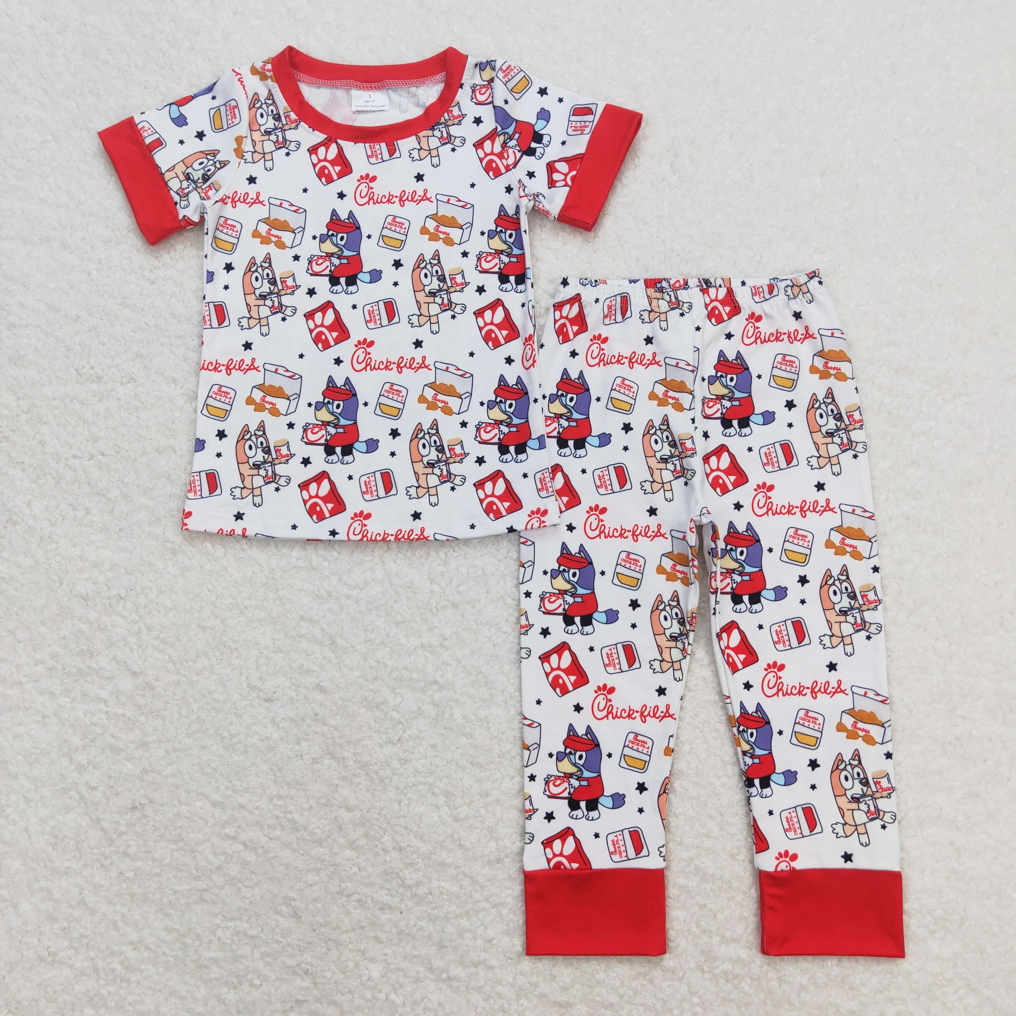 BSPO0347 RTS baby boy clothes cartoon dog boy fall spring outfit