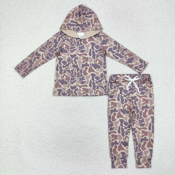 BLP1005 RTS toddler boy clothes camouflage boy winter set outfit