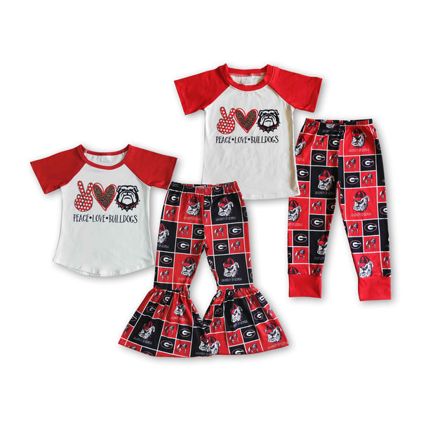 RTS kids clothes state dog kids pants set matching clothes