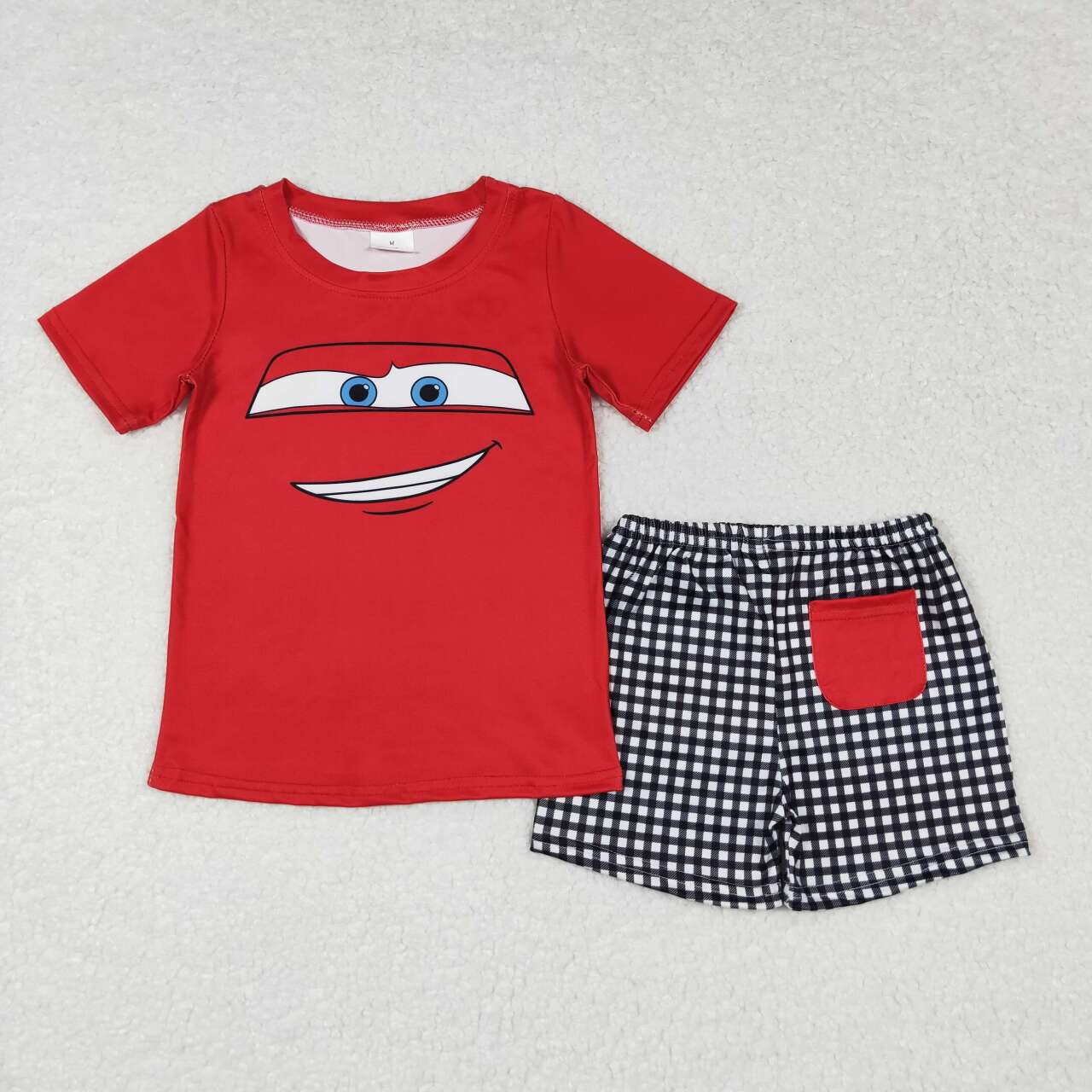 BSSO0654 RTS baby boy clothes cartoon toddler boy summer outfits