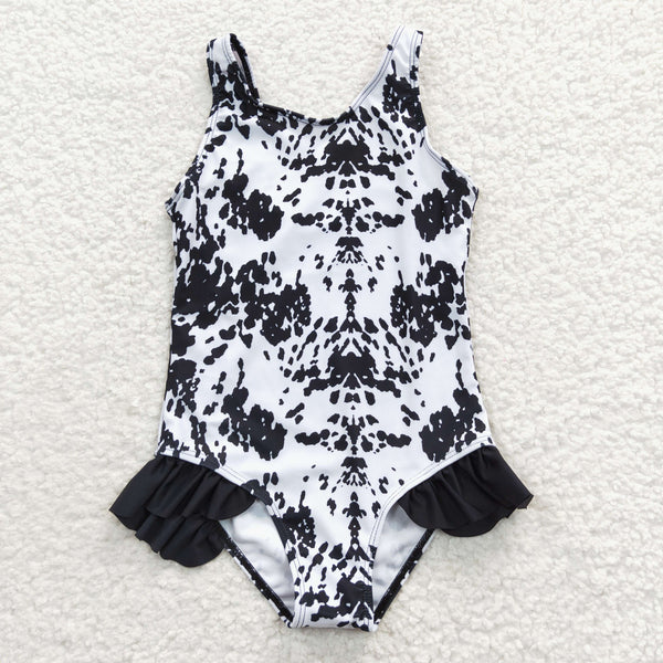 S0124 toddler girl clothes swimsuit summer swimwear
