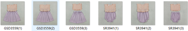 RTS Matching clothes stripe print clothing girl summer clothing-2026.4.30