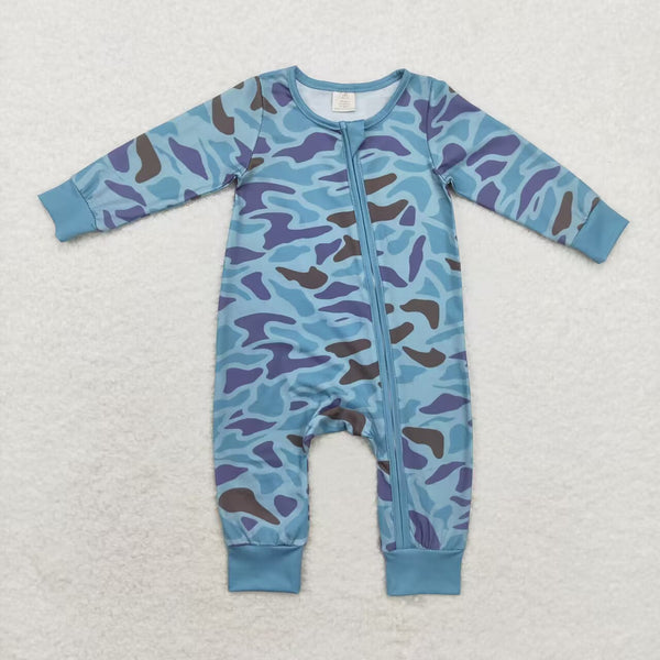 LR1462 RTS baby boy clothes camouflage boy winter romper