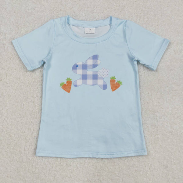 BT1166 RTS boy summer clothes bunny boy easter tshirt top