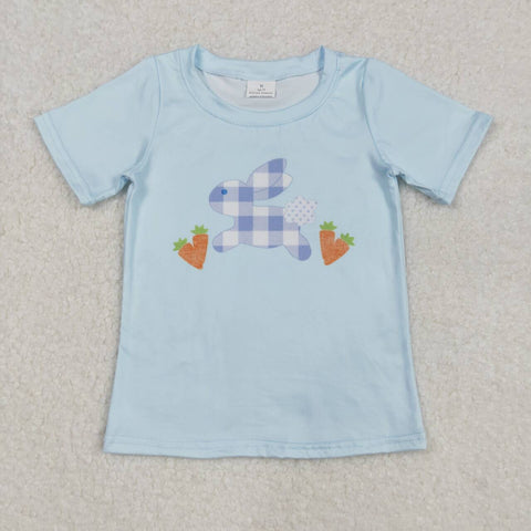 BT1166 RTS boy summer clothes bunny boy easter tshirt top