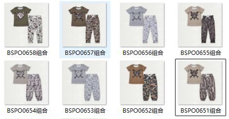 RTS kids matching clothing baseball camo print clothing baby boy winter clothing-2025.12.8