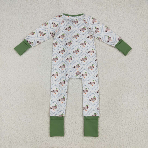 LR2269 RTS baby boy clothes mallard boy winter romper