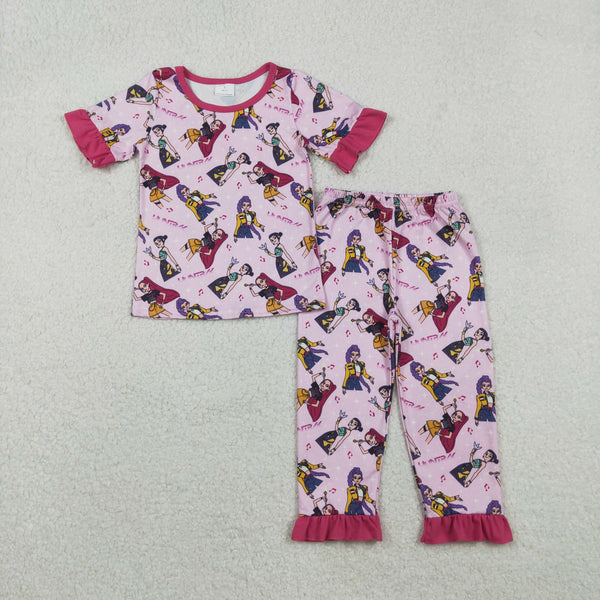 GSPO2121 RTS toddler girl clothes cartoon girl pants set