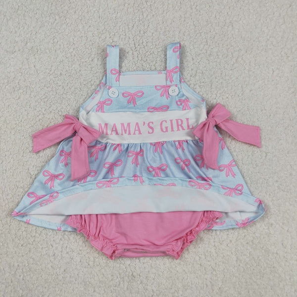SR3426 RTS baby girl clothes mama’s print girl summer bubble mother's clothes