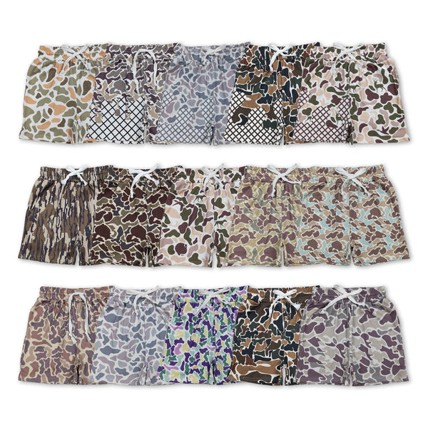 RTS  Matching clothing toddler clothes camo print shorts baby boy summer shorts 2 -2026.3.23