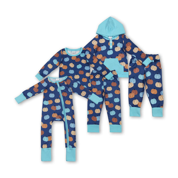 RTS kids matching clothing pumpkin print clothing boy winter clothing-2025.7.24