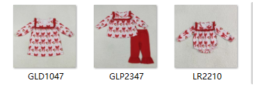 RTS kids matching clothing santa print clothing girl christmas winter clothing-2025.6.21