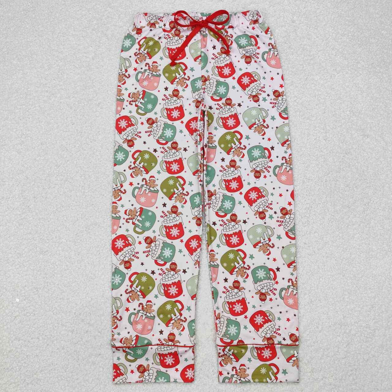 P0601 RTS adult pant gingerbread man adult women christmas winter pant