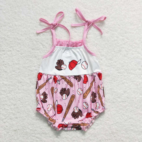 SR1234 RTS baby girl clothes baseball clothes toddler girl summer bubble (print svg)