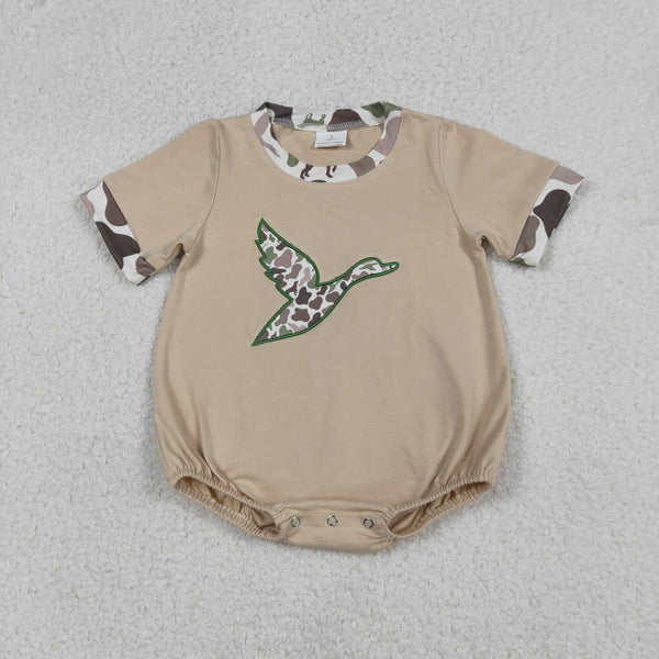 SR3491 RTS baby boy clothes mallard toddler boy summer embroidery bubble