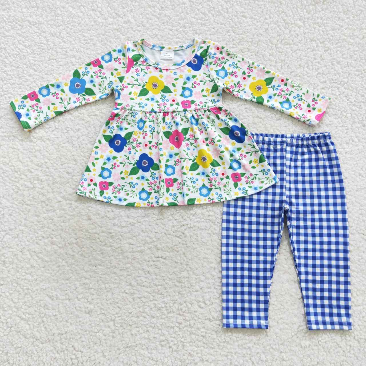 GLP0580 toddler girl clothes floral girl winter outfit