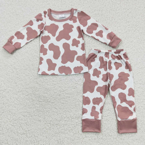 GLP0448 toddler boy clothes smile boy winter pajamas set