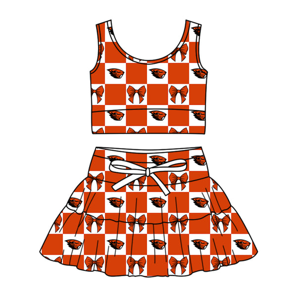 Produce order MOQ:5pcs each design  kids state summer clothing set matching clothes 5 sports clothes 100