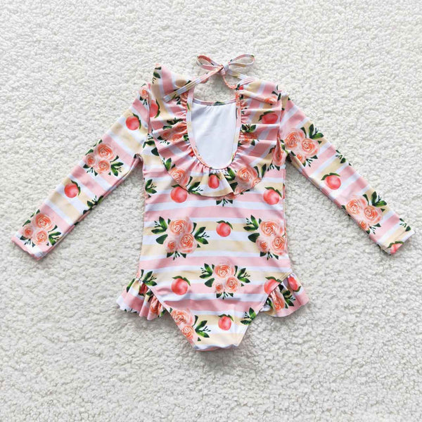 S0139 baby girl clothes girl swimwear toddler girl summer swimsuit