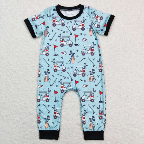 SR0529 baby boy clothes boy golf romper boy summer clothes