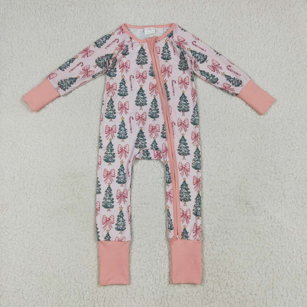 LR2283 RTS girl clothes tree toddler girl christmas winter romper
