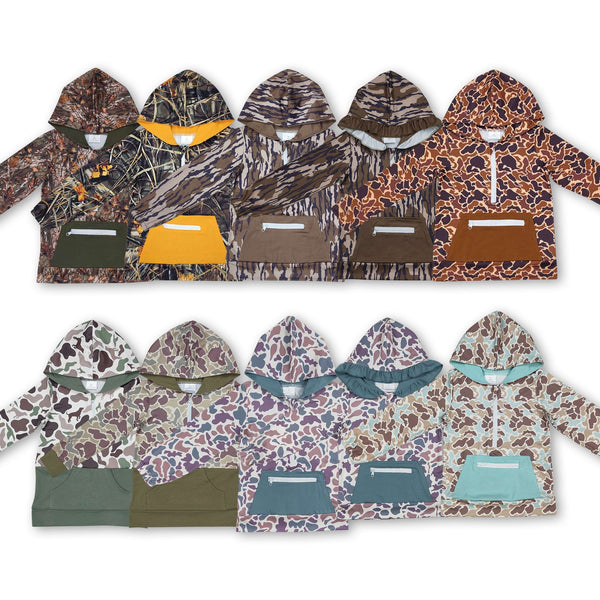 RTS toddler clothes matching clothing baby camo top kids winter clothing-2025.9.8