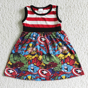 A16-5 baby girl clothes cartoon sleeveless dress-promotion 2024.6.8 $2.99