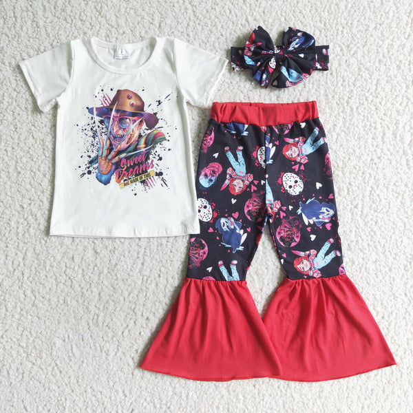 GSPO0127 girl fall spring short sleeve set