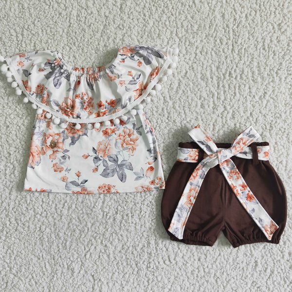 GSSO0030 kids clothing summer floral set-promotion 2024.5.11 $5.5