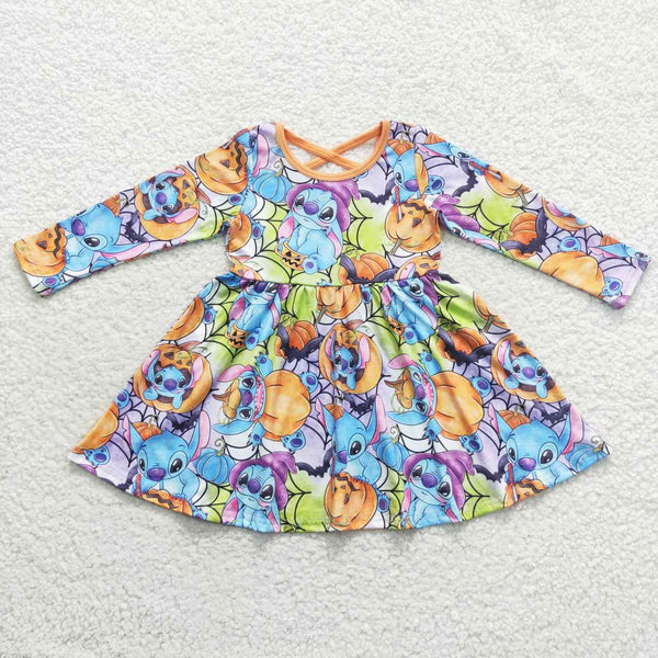 GLD0330 kids clothes girls cartoon girl halloween dress