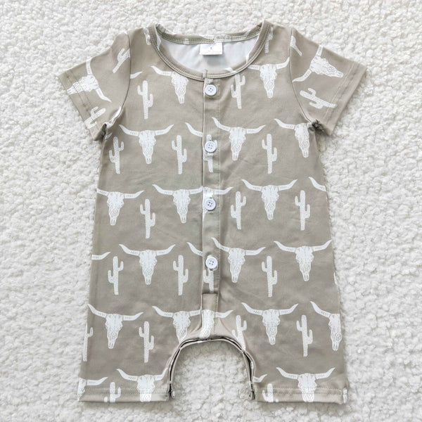 SR0258 USA warehouse 25.5.16 cactus baby boy clothes summer romper