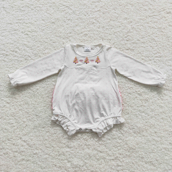 LR0392 baby clothes baby winter bubble tree christmas girl christmas bubble