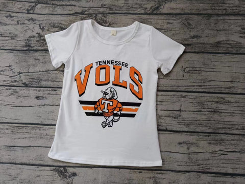 Custom order MOQ Sizes each design toddler clothes state baby summer tshirt top 6