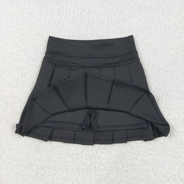 GLK0087 RTS girls clothes black girl yoga shots skirt atheletic clothes