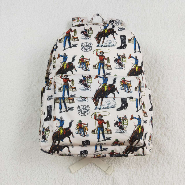 BA0142  toddler backpack flower girl gift back to school preschool bag western backpack  Sizes:13.2*17*5 Iinches