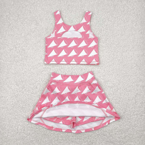 GSD1467 RTS girl clothes trumpet speaker toddler girl  summer outfit