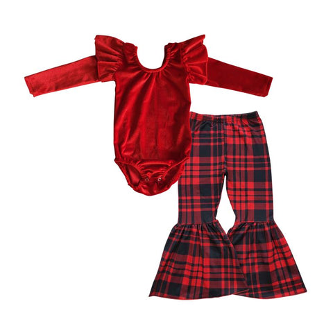 GLP0479 baby girl clothes girl christmas outfit 3-6M to 2T