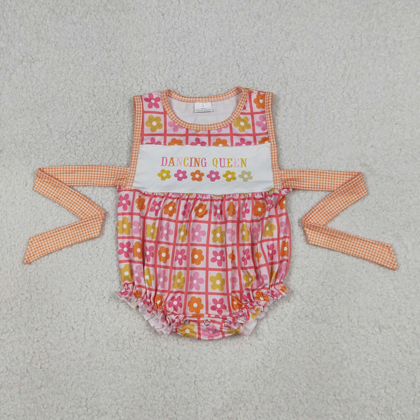 SR4018 RTS baby girl clothes dancing queen toddler girl summer bubble