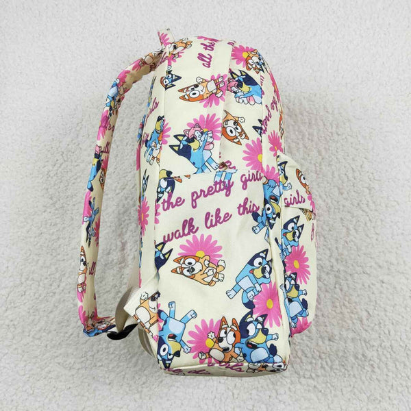 BA0112 toddler backpack cartoon dog girl gift back to school preschool bag