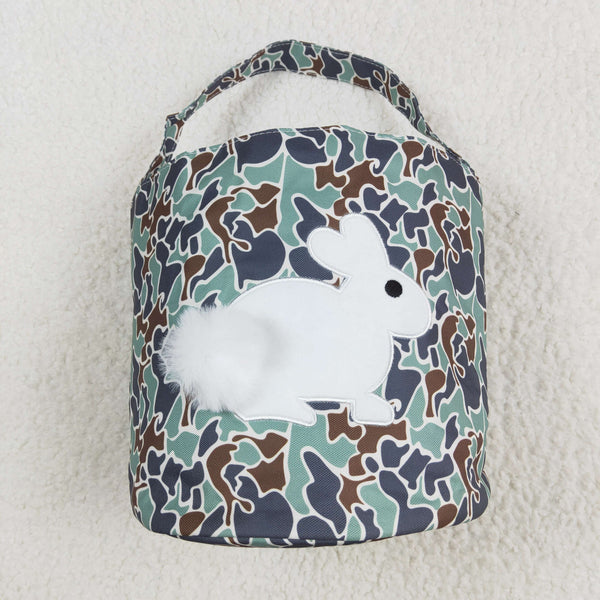 BA0157 Baby toddler infant baby bunny bag  easter bag basket camo easter basket