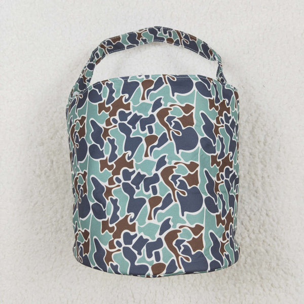BA0157 Baby toddler infant baby bunny bag  easter bag basket camo easter basket