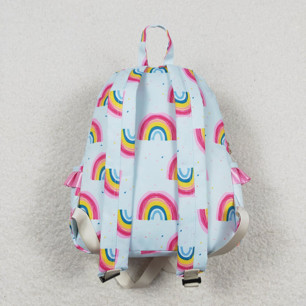 BA0167 RTS toddler backpack rainbow girl gift back to school preschool bag
