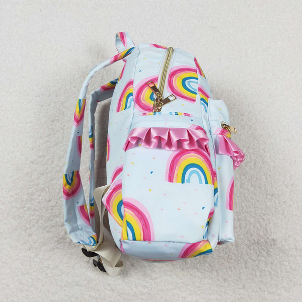 BA0167 RTS toddler backpack rainbow girl gift back to school preschool bag