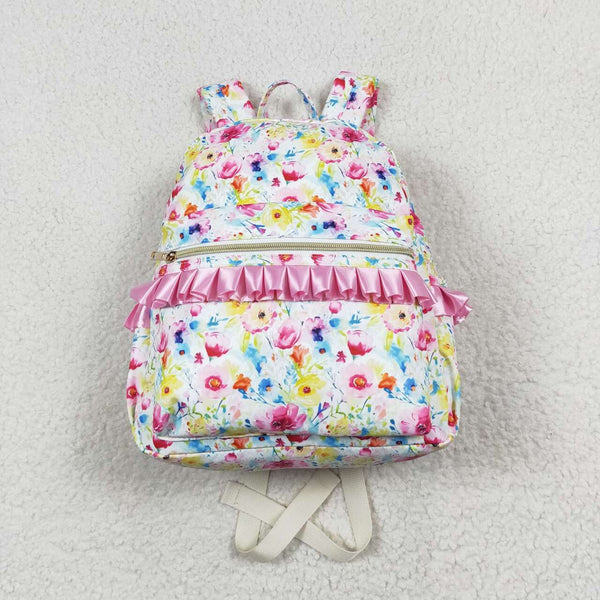 BA0174 RTS toddler backpack flowers girl gift back to school preschool bag