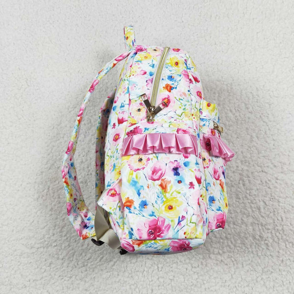 BA0174 RTS toddler backpack flowers girl gift back to school preschool bag