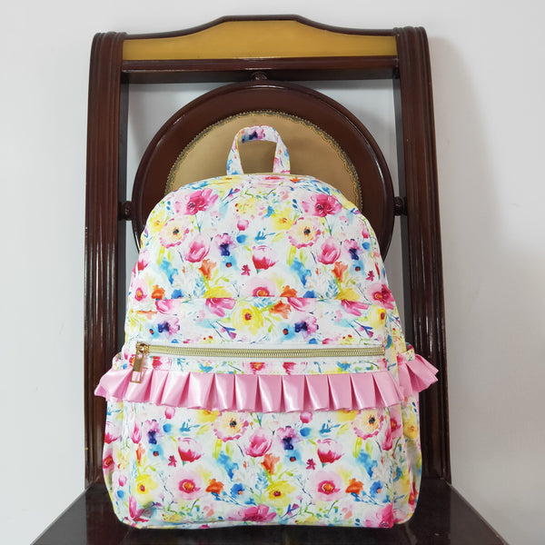 BA0174 RTS toddler backpack flowers girl gift back to school preschool bag