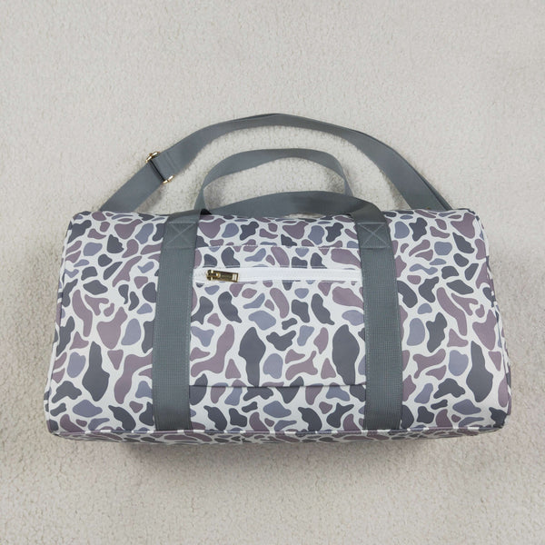 RTS BA0262 grey camouflage print duffle bag