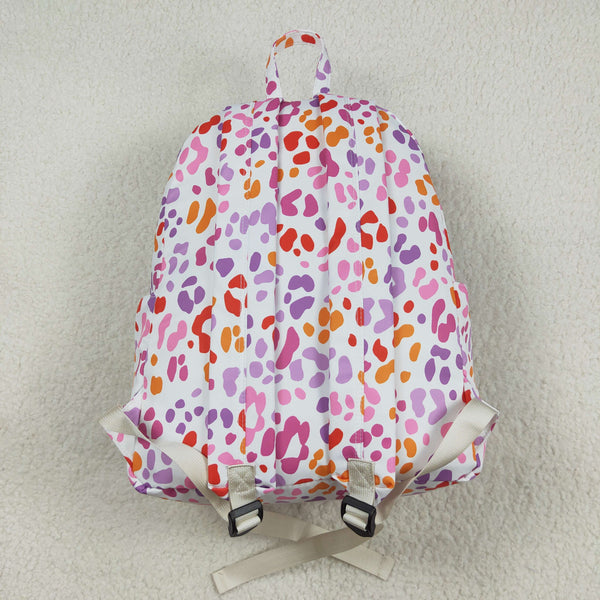 BA0307 RTS Kids Backpack School Backpack Leopard Travel Backpack 13.5*17*5 inches