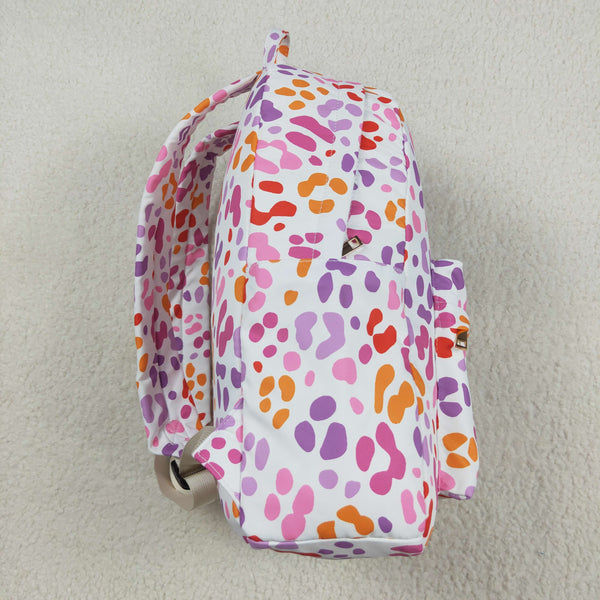 BA0307 RTS Kids Backpack School Backpack Leopard Travel Backpack 13.5*17*5 inches