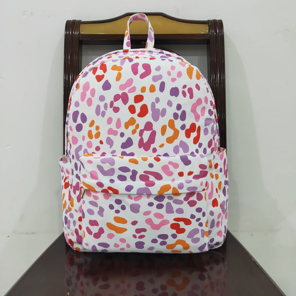 BA0307 RTS Kids Backpack School Backpack Leopard Travel Backpack 13.5*17*5 inches